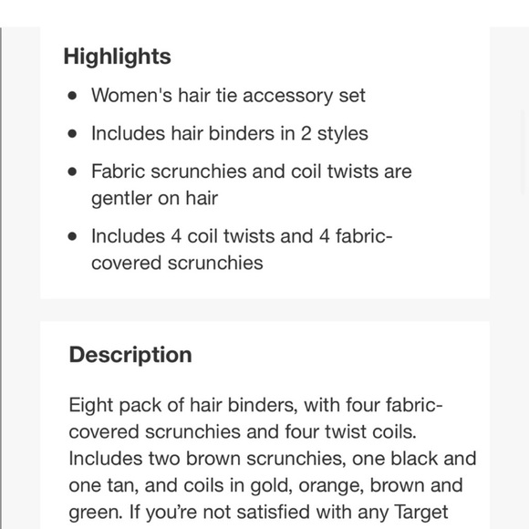 Wild Fable Target Hair Ties Ponytail Holders Bundle Gift Set - Picture 4 of 8